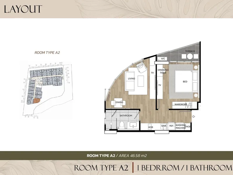 Saint Tropez, floor plan