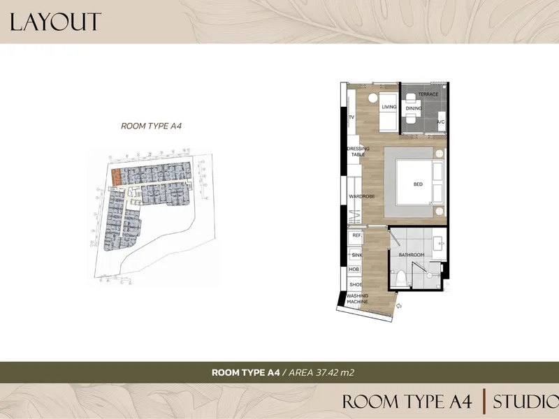 Saint Tropez, floor plan