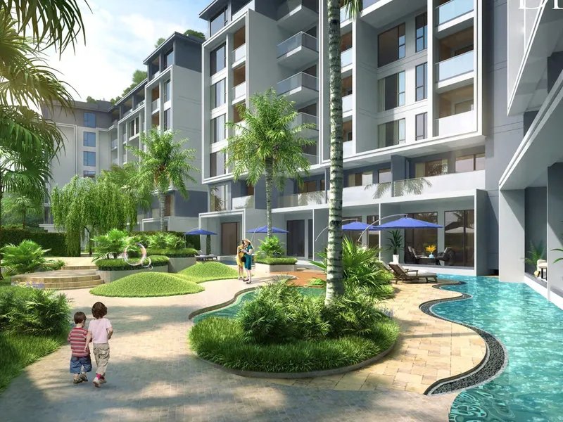 Monolocale 37 m² a Sea Heaven Nai Thon Phuket.Phase 3.1 (Naithon) · Rendering del promotore