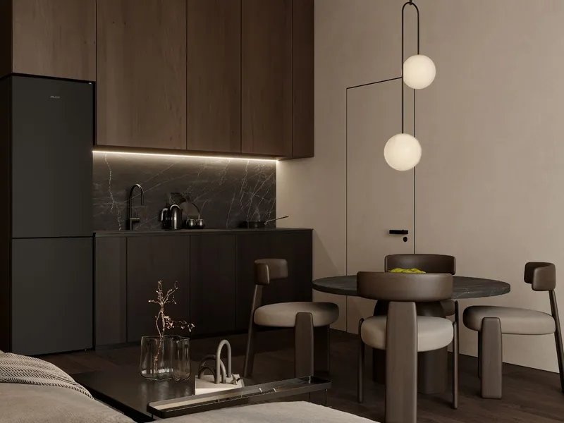 Studio 37 sqm in Sunny Moon (Nai Harn) · kitchen