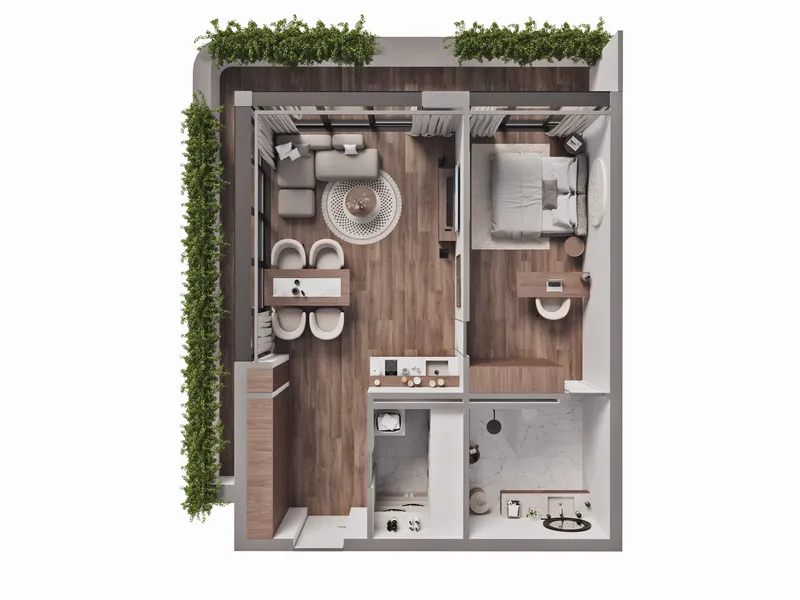 Studio 37 sqm in Sunny Moon (Nai Harn) · photo