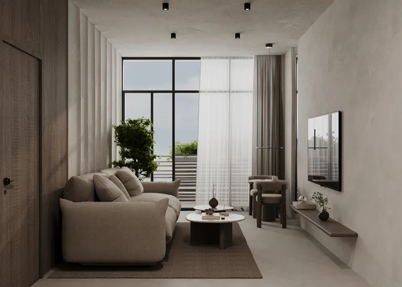 Apartment 2-bedroom 100 sqm in Sunny Moon, build 3 (Nai Harn) · Developer render