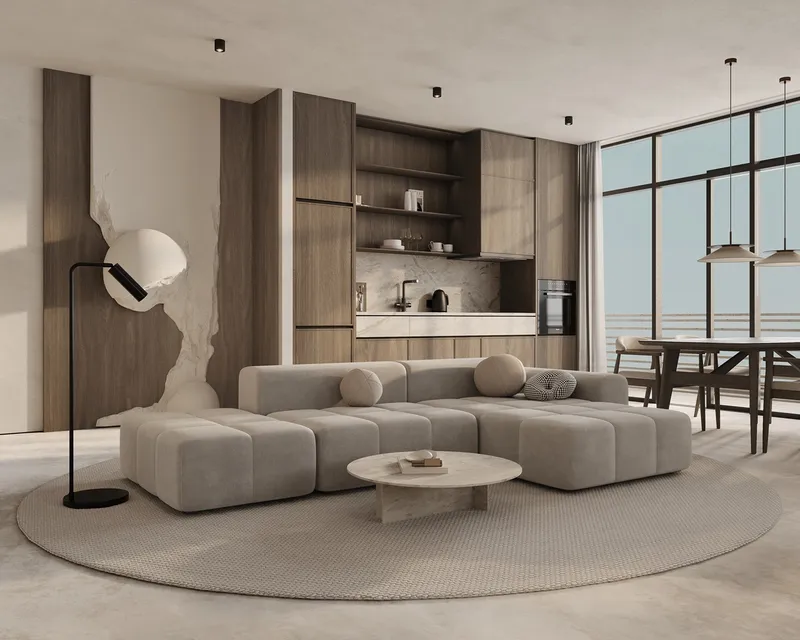 Apartment 2-bedroom 100 sqm in Sunny Moon, build 3 (Nai Harn) · view