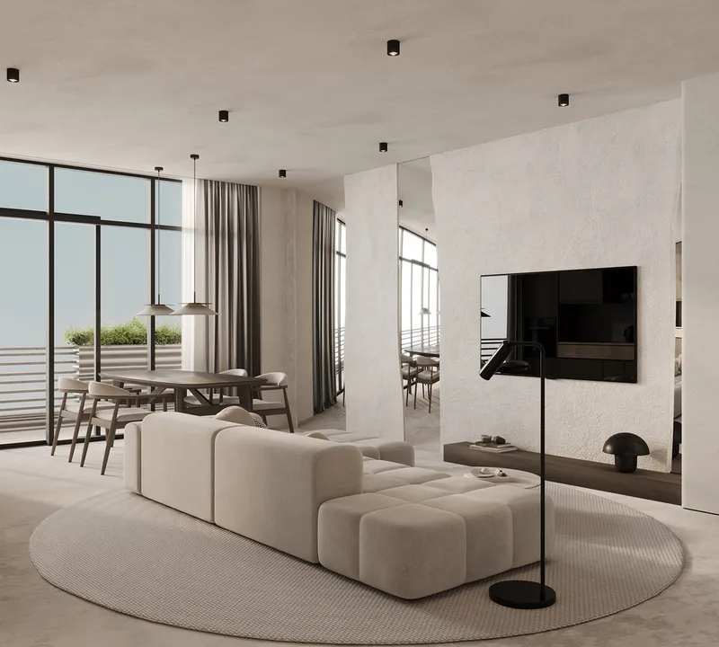 Apartment 2-bedroom 100 sqm in Sunny Moon, build 3 (Nai Harn) · view