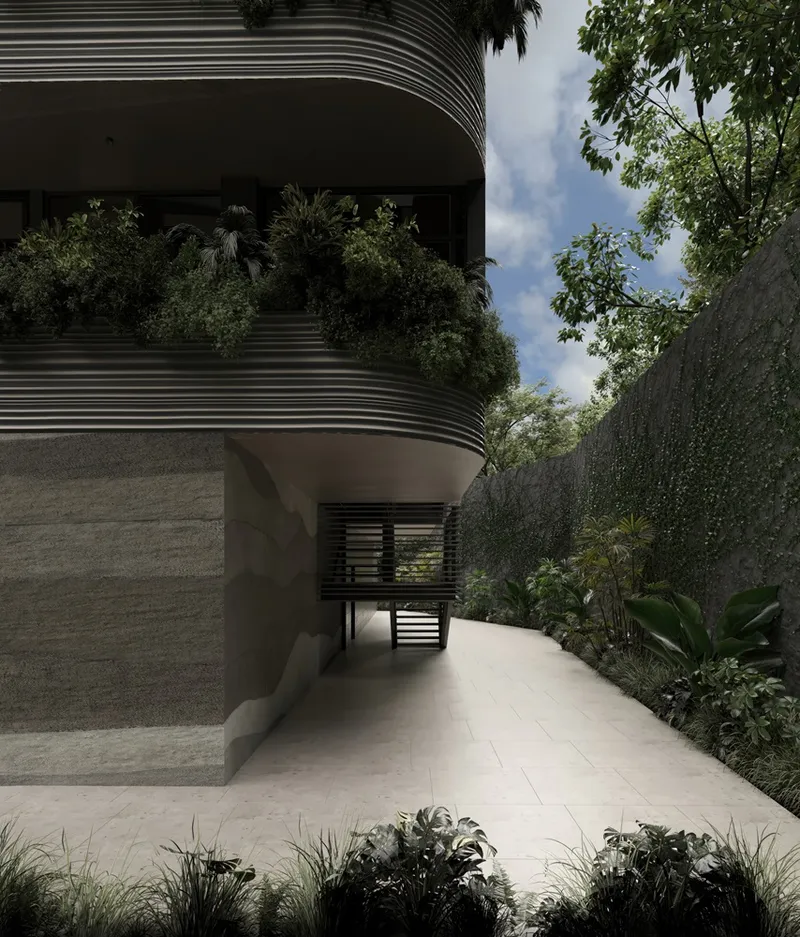 Apartment 2-bedroom 100 sqm in Sunny Moon, build 3 (Nai Harn) · Developer render