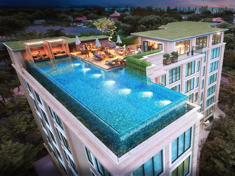 Studio 30 sqm in Surin Sands Condominium (Surin) · exterior