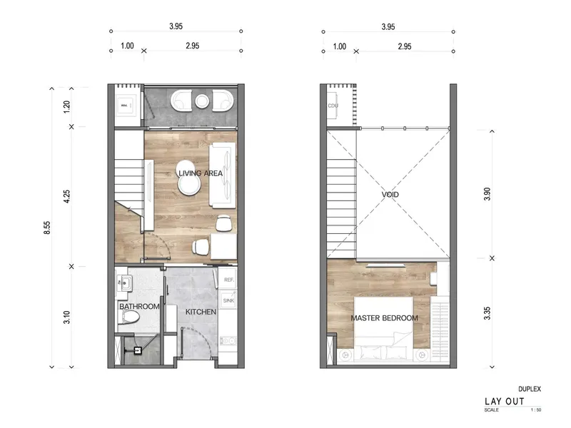 The Balance Kata, floor plan