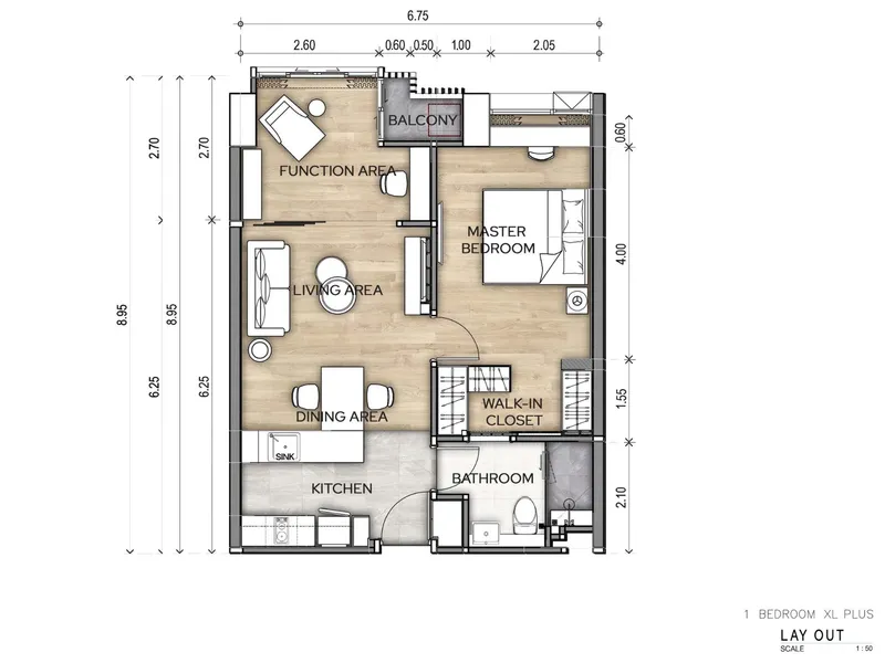The Balance Kata, floor plan
