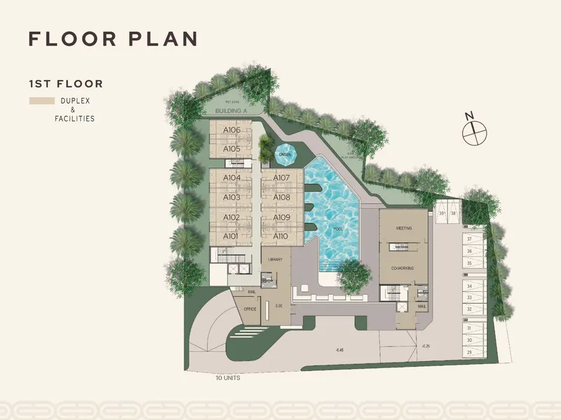 The Balance Kata, floor plan