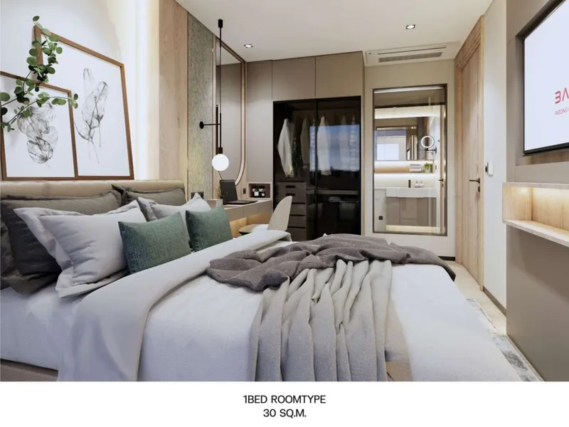 Studio 26 sqm in The Balance Patong (Patong) · interior