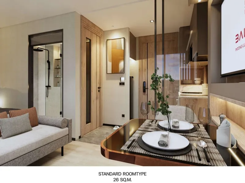 Studio 26 sqm in The Balance Patong (Patong) · interior