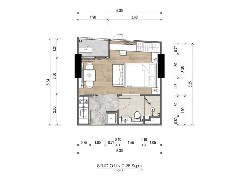 The Balance Patong, floor plan