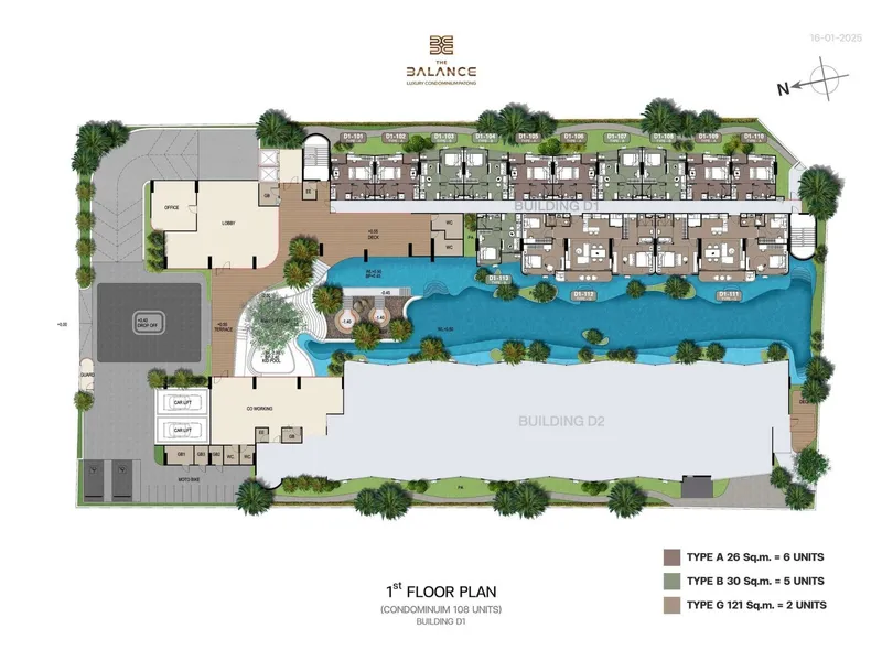 The Balance Patong, floor plan