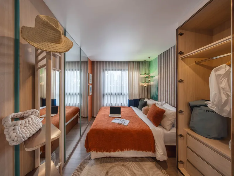 Apartment 1-bedroom 32 sqm in The Base Bukit (Kathu) · bedroom