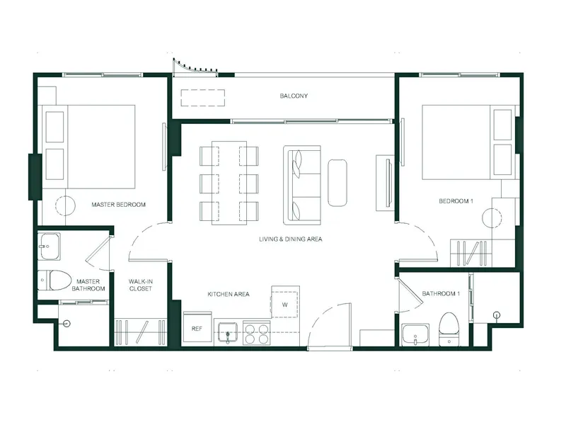 The Base Cherngtalay, floor plan