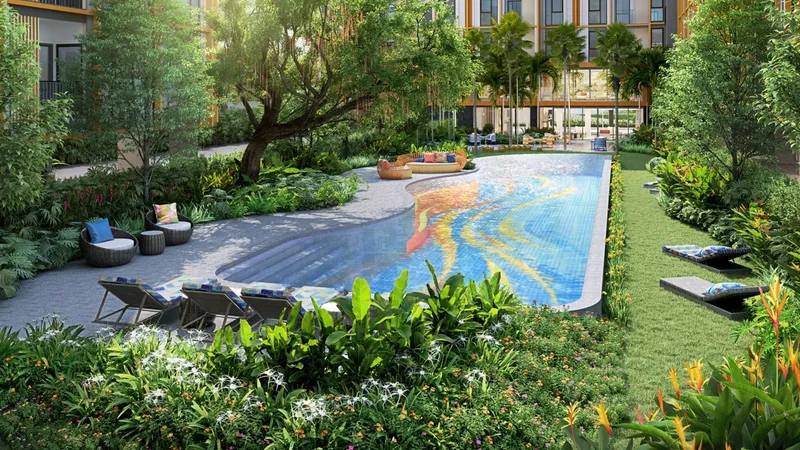 Apartment 1-bedroom 25 sqm in The Base Rise (Kathu) · pool