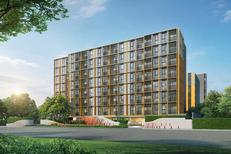 Apartment 1-bedroom 35 sqm in The Base Rise (Kathu) · Developer render