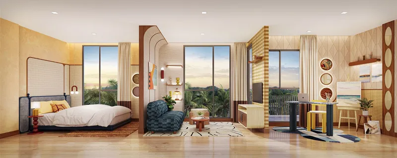 Apartment 1-bedroom 35 sqm in The Base Rise (Kathu) · Developer render