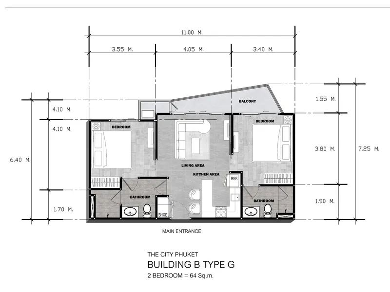 The City Phuket, floor plan