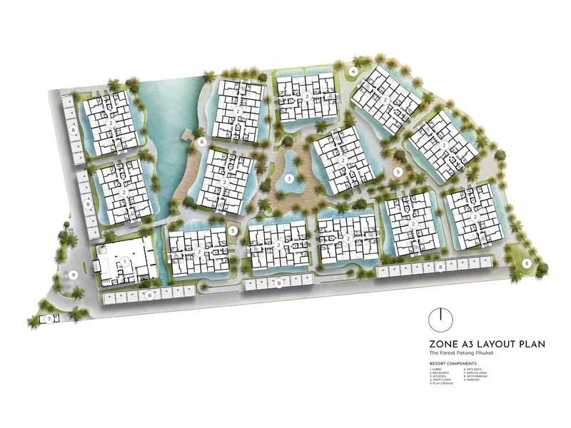 Abov Patong Residence (EX The Forest Patong Residence), floor plan
