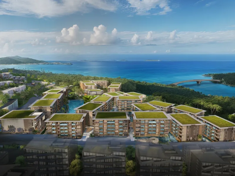 Appartamento con 1 camera da letto 29 m² a Abov Patong Residence (EX The Forest Patong Residence) (Patong) · vista dall'alto