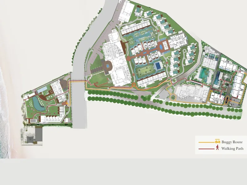 Apartment 1-bedroom 59 sqm in The Residences at InterContinental Phuket Resort (Kamala) · Development floor plan