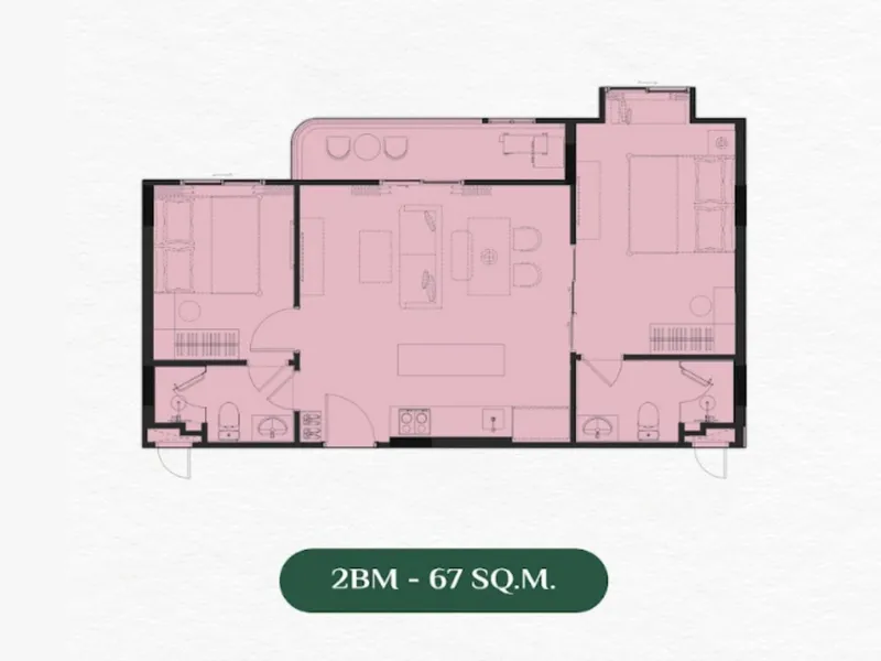 The Title Adora, floor plan