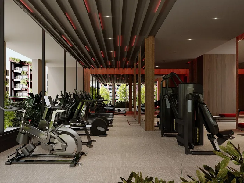 Apartment 1-bedroom 32 sqm in The Title Artrio (Bang Tao) · gym