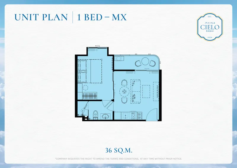 The Title Cielo, floor plan
