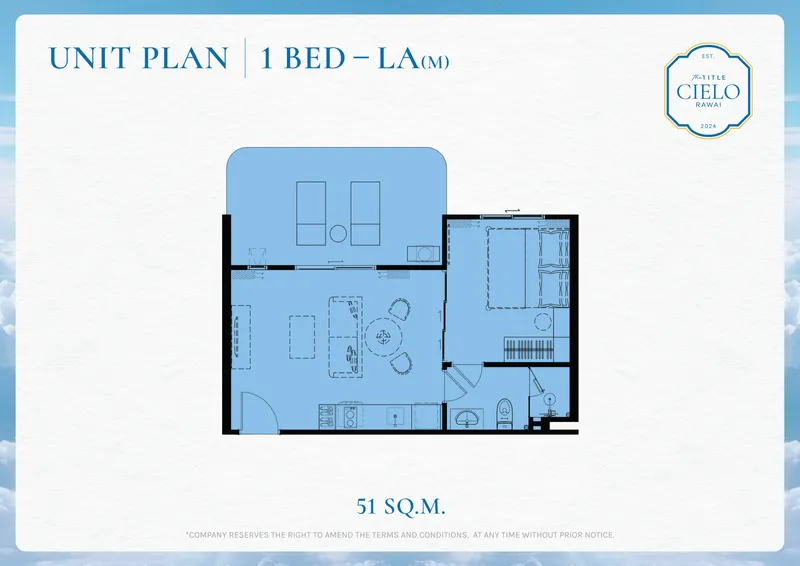 The Title Cielo, floor plan