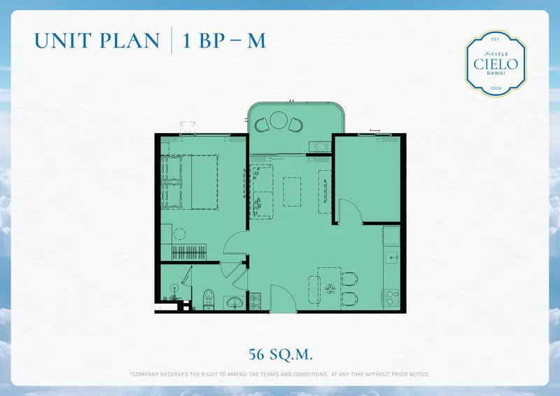 The Title Cielo, floor plan