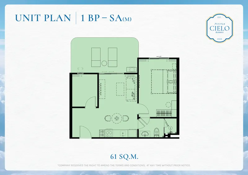 The Title Cielo, floor plan