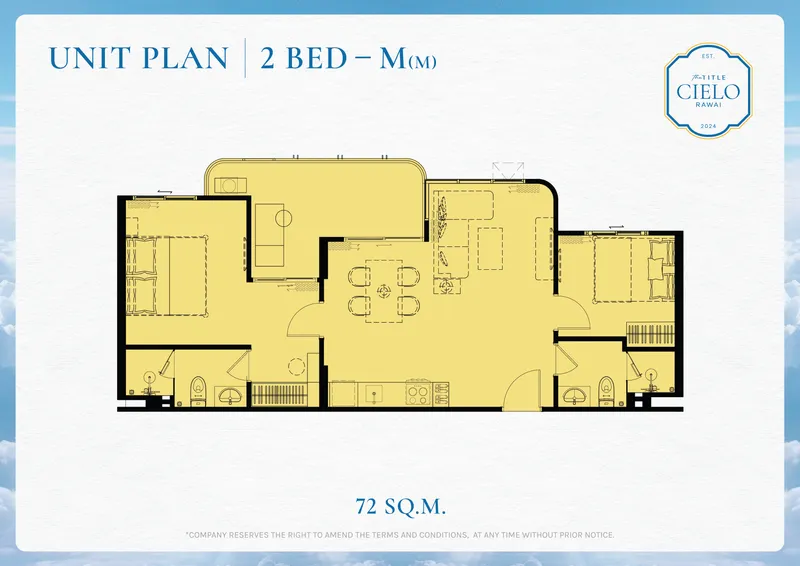 The Title Cielo, floor plan