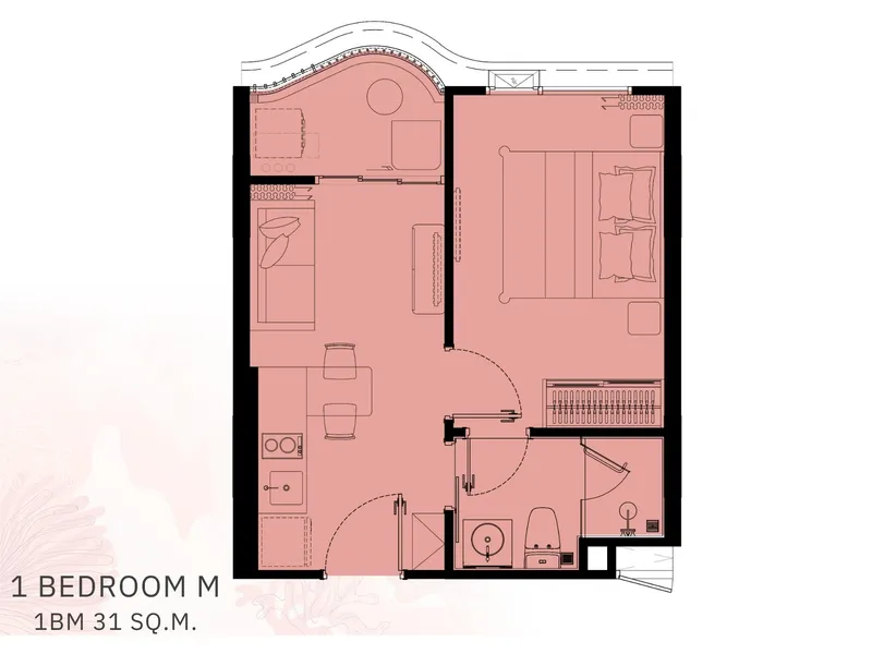 The Title Coralina Kamala, floor plan