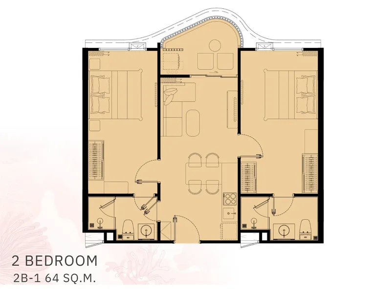 The Title Coralina Kamala, floor plan