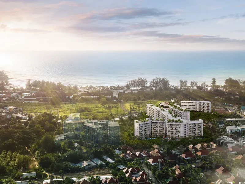 Apartment 1-bedroom 46 sqm in The Title Coralina Kamala (Kamala) · aerial view
