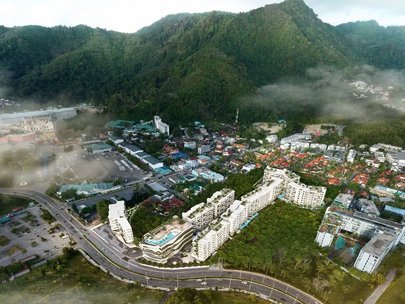 Apartment 1-bedroom 46 sqm in The Title Coralina Kamala (Kamala) · aerial view