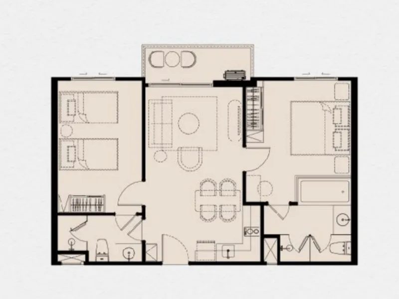 The Title Heritage, floor plan