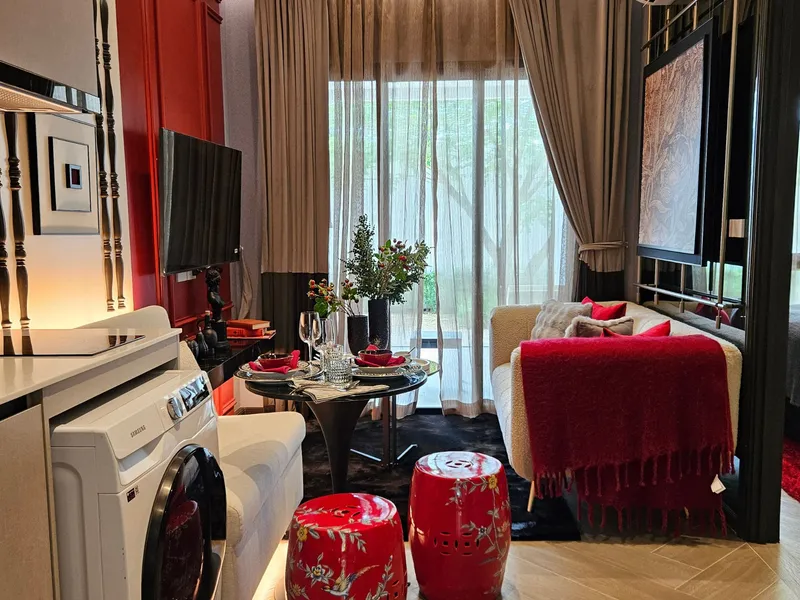 Apartment 1-bedroom 36 sqm in The Title Heritage (Bang Tao) · living room
