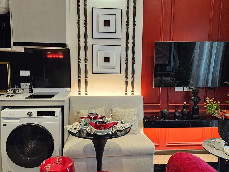 Apartment 1-bedroom 36 sqm in The Title Heritage (Bang Tao) · living room