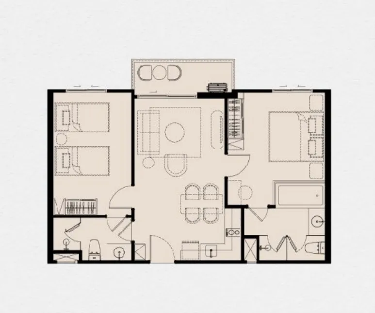 The Title Heritage, floor plan