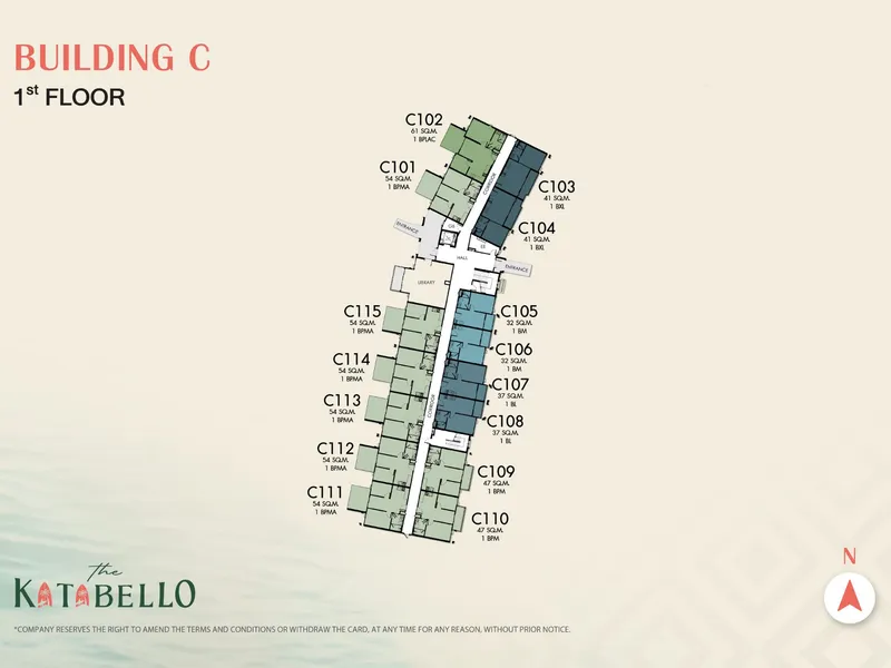 The Title Katabello, floor plan