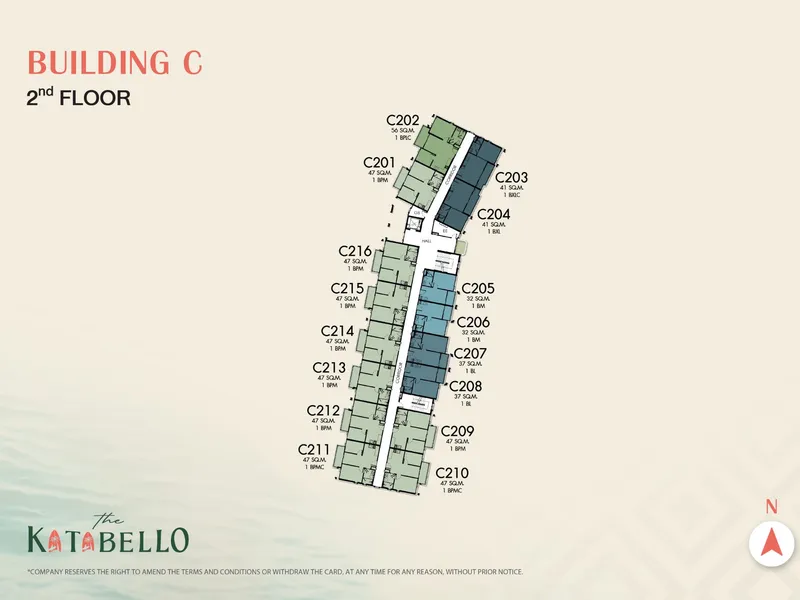 The Title Katabello, floor plan