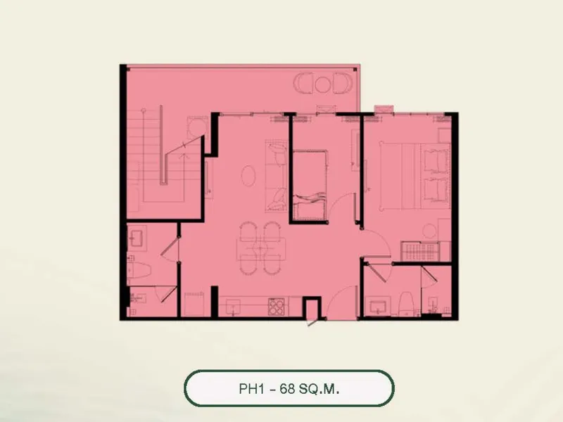 The Title Katabello, floor plan
