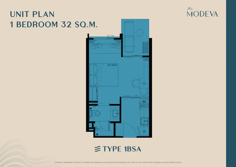 Studio 29 sqm in The Title Modeva (Bang Tao) · photo