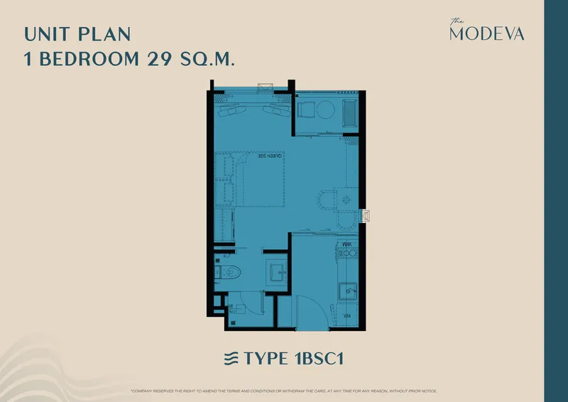 Studio 29 sqm in The Title Modeva (Bang Tao) · photo