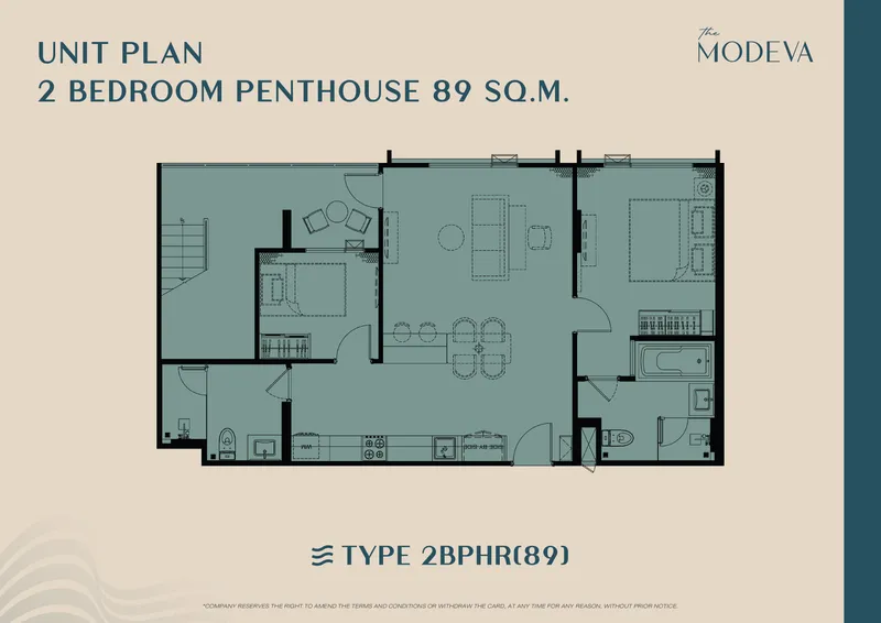 Studio 29 sqm in The Title Modeva (Bang Tao) · photo
