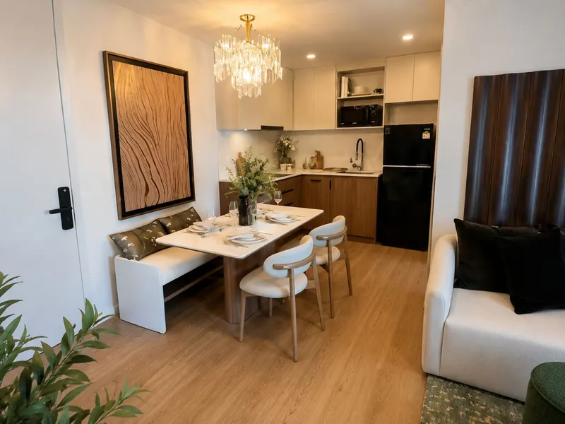Apartment 1-bedroom 32 sqm in The Title Olive (Nai Yang) · kitchen