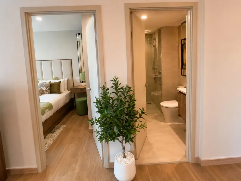 Apartment 1-bedroom 32 sqm in The Title Olive (Nai Yang) · bedroom