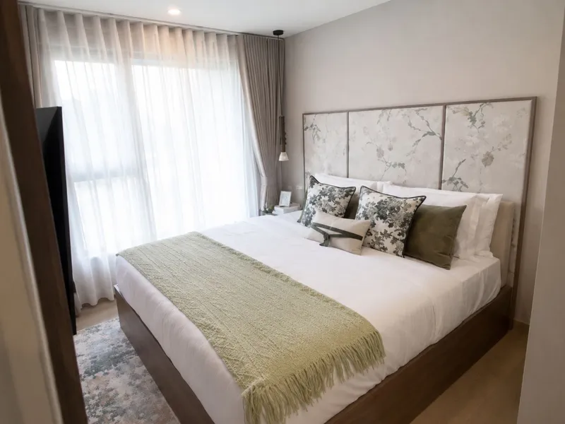 Apartment 1-bedroom 32 sqm in The Title Olive (Nai Yang) · bedroom